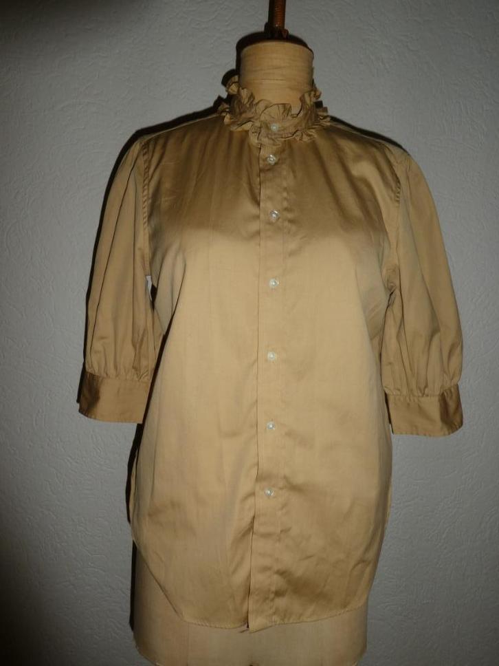 NIEUW Polo Ralph Lauren blouse maat 0 = 32/34 zandkleurig, Kleding | Dames, Blouses en Tunieken, Nieuw, Maat 34 (XS) of kleiner