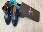 Giorgio schoenen, blauw met crocoprint op de hak, maat 43, Ophalen of Verzenden, Zo goed als nieuw, Blauw
