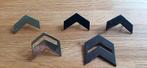 Metalen Klu rangen., Verzamelen, Militaria | Algemeen, Ophalen of Verzenden, Luchtmacht, Nederland, Embleem of Badge