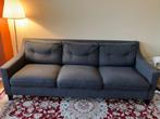 Couch, Huis en Inrichting, Banken | Sofa's en Chaises Longues, Ophalen, Black living room sofa, Gebruikt, Driepersoons