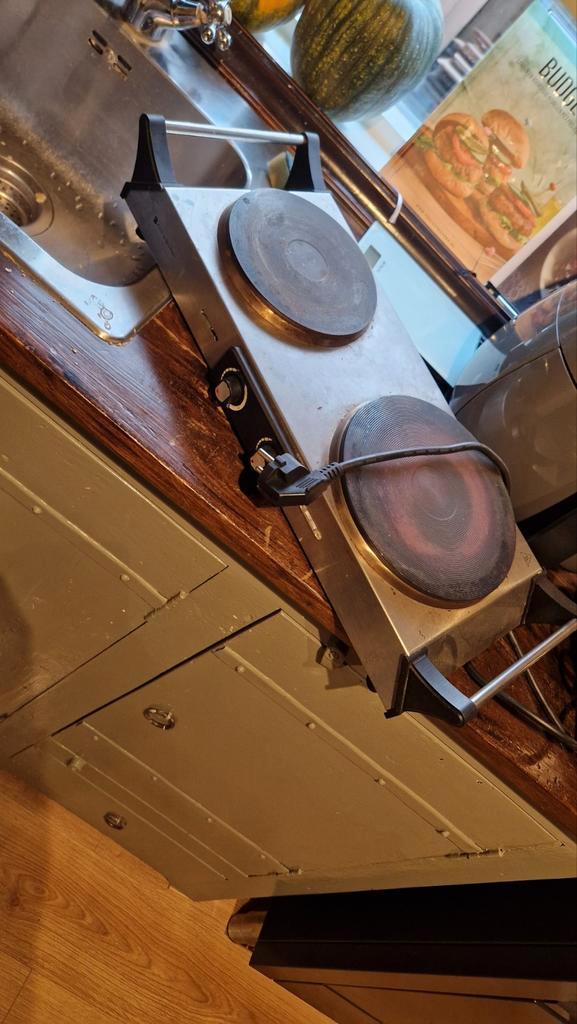 Elektrische kookplaat - 2 pits, Witgoed en Apparatuur, Kookplaten, Ophalen