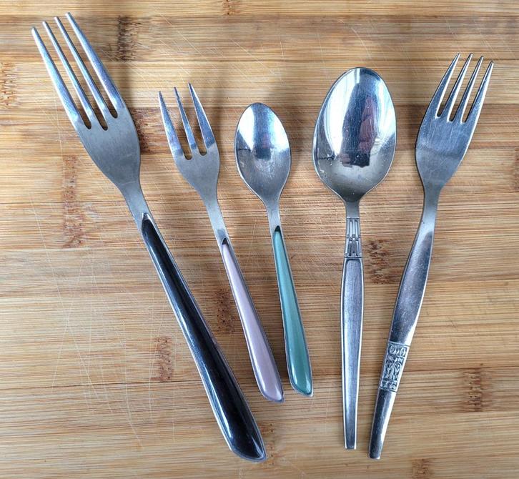 Bestekaanvulling Amefa – diverse modellen {4}, Huis en Inrichting, Keuken | Bestek, Zo goed als nieuw, Los bestek, Rvs of Chroom