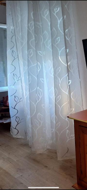 Vitrages – 5 stuks – 250x96cm (totaal 480cm breed) beschikbaar voor biedingen