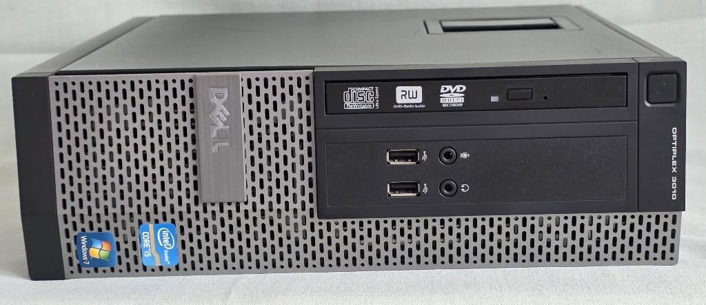 Kleine PC van Dell i5 Eventueel met Lcd 24 Inch Win 11, 8 GB, Ophalen of Verzenden, Zo goed als nieuw, SSD