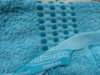 2 x luxe handdoek blauw van Acquarette, Ophalen of Verzenden, Zo goed als nieuw, Blauw, Handdoek
