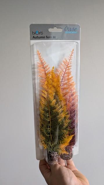 Biorb oase autumn fern M. Kunstplanten aquarium  beschikbaar voor biedingen