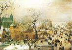 Hendrick Avercamp- -Groot Wintergezicht., Verzamelen, Ansichtkaarten | Themakaarten, Verzenden, 1960 tot 1980, Gelopen, Overige thema's