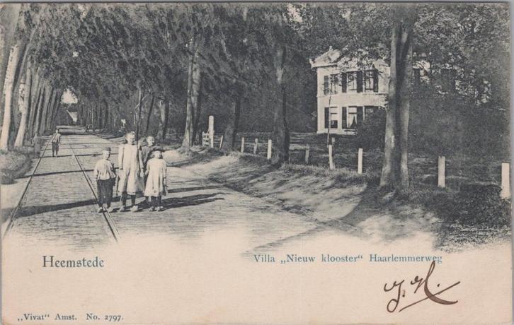 Heemstede - Villa Nieuw Klooster Haarlemmerweg - VIVAT 2797, Verzamelen, Ansichtkaarten | Nederland, Gelopen, Noord-Holland, Voor 1920