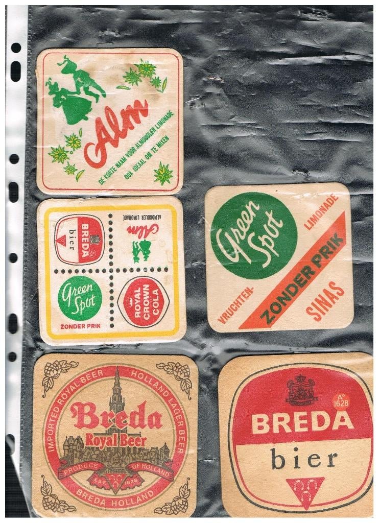 BIERVILTJES BREDA BIER, Verzamelen, Biermerken, Verzenden, Nieuw, Viltje(s), Overige merken