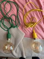 Muuto hanglampen, geel en groen, Huis en Inrichting, Lampen | Hanglampen, Ophalen, Zo goed als nieuw, Minder dan 50 cm