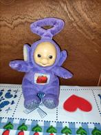 Teletubbies Tinky Winky knuffeltje met tas op buik 18 cm, Kinderen en Baby's, Ophalen of Verzenden