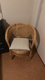 Rotan stoel IZGS Bijna Gratis Ruilen, Huis en Inrichting, Stoelen, Ophalen, Zo goed als nieuw, Bruin, Eén
