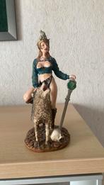 Fantasy beeldje vrouwelijke krijger. Amazone., Ophalen of Verzenden, Zo goed als nieuw, Fantasy
