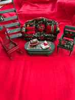 Kerst interieur miniatuur kijkkastje/poppenhuis, Verzamelen, Poppenhuizen en Toebehoren, Ophalen of Verzenden, Nieuw, Poppenhuis