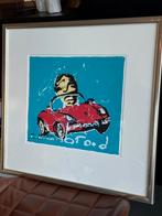 Herman Brood “Carrera 4” zeefdruk op papier nr 35 | 250, Ophalen