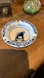 Holland-America Line asbak, Ophalen of Verzenden, Gebruikt, Motorboot of Zeilboot, Gebruiksvoorwerp
