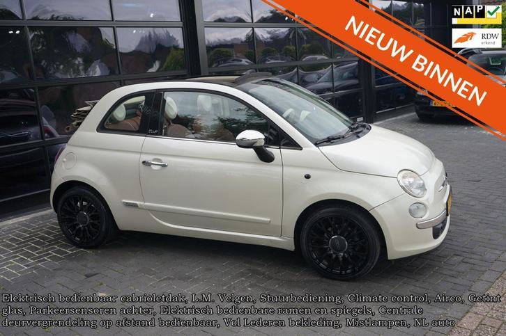 Fiat 500 C 0.9 TwinAir Rock, Leder, PDC, Clima, Xenon, Auto's, Fiat, Bedrijf, Te koop, 500C, ABS, Airbags, Boordcomputer, Centrale vergrendeling