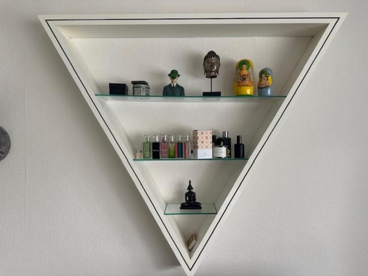 Design wand driehoek, Huis en Inrichting, Woonaccessoires | Wanddecoraties, Zo goed als nieuw, Ophalen