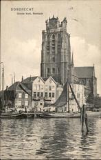 Dordrecht Groote Kerk Bomkade st 1912, Ophalen of Verzenden, Voor 1920, Gelopen, Zuid-Holland