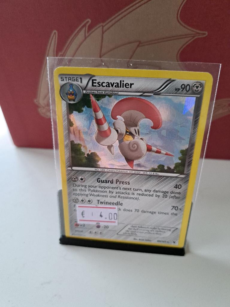Escavalier 80/101 cracked ice holo	 € 4,00, Verzenden, Zo goed als nieuw, Losse kaart