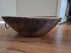 Te koop oud houten schaal diameter 67 cm., Ophalen, Zo goed als nieuw