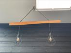 Hanglamp met 2 lampen, Huis en Inrichting, Lampen | Hanglampen, Ophalen, Zo goed als nieuw, 75 cm of meer