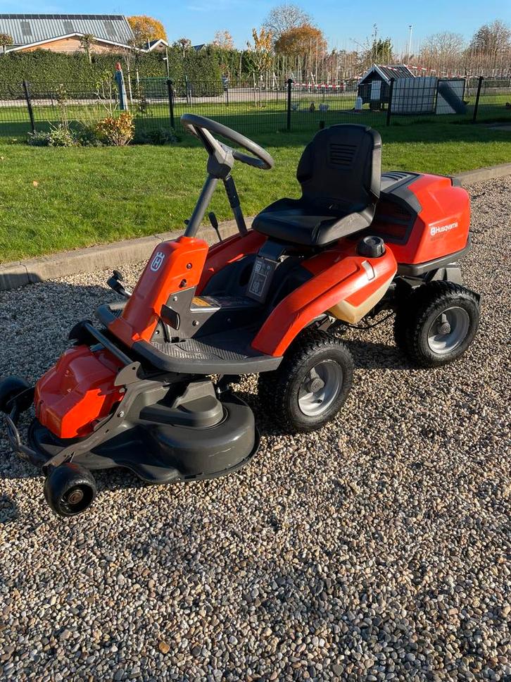 Zeer nette Husqvarna R214TC frontmaaier 103cm maaidek, Tuin en Terras, Grasmaaiers, Zo goed als nieuw, Benzine-grasmaaier, 50 cm of meer