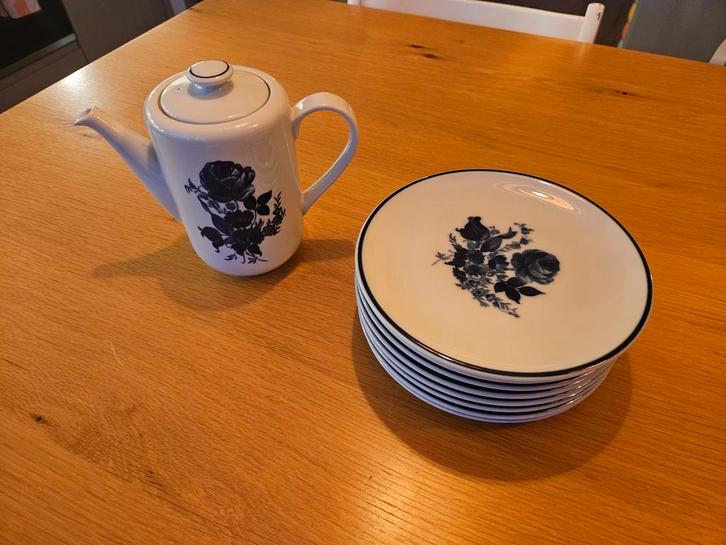 Mosa Hollands Blauw Servies, Huis en Inrichting, Keuken | Servies, Gebruikt, Compleet servies, Overige stijlen, Aardewerk, Ophalen