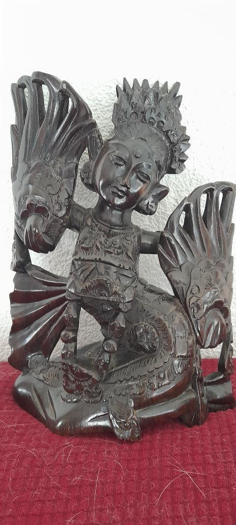 Balinese Legong danseres 1970 sono hout 27 cm, Antiek en Kunst, Kunst | Beelden en Houtsnijwerken, Verzenden