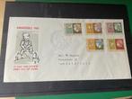 Nederland FDC E15 beschreven open klep, Postzegels en Munten, Ophalen of Verzenden, Nederland