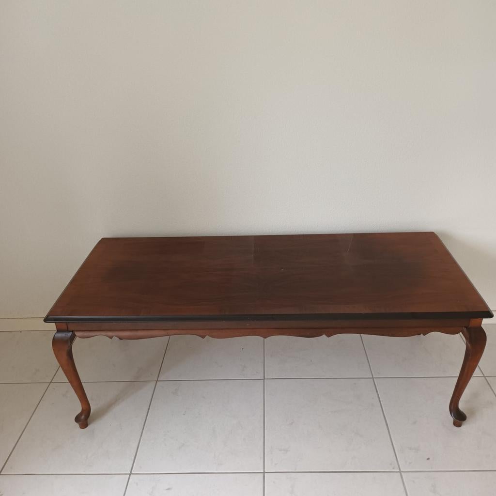 Elegante Queen Anne Salontafel, Ophalen, Gebruikt, Rechthoekig, Queen Anne