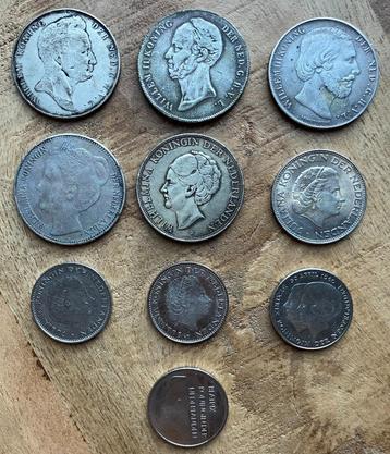 Complete set rijksdaalders / 2,5 gulden (Willem I - Beatrix) beschikbaar voor biedingen