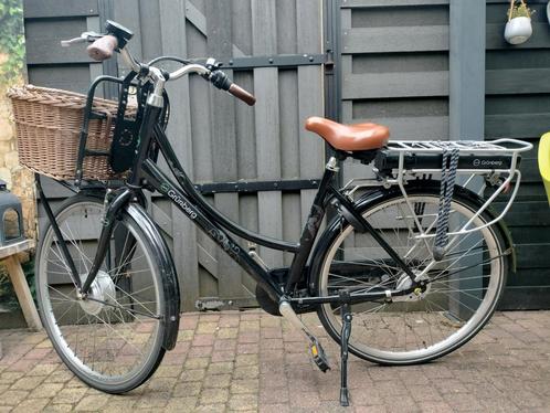 Grunberg E- times Classic elektrische dames fiets., Fietsen en Brommers, Fietsen | Dames | Omafietsen, Gebruikt, 53 tot 56 cm