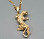 Gouden Luipaard hanger. 2025/615. 16.7 Gram., Sieraden, Tassen en Uiterlijk, Kettinghangers, ., Ophalen of Verzenden, Zo goed als nieuw