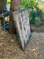 Te koop: hardhouten steenschotten 40mm dik 110x140cm, Tuin en Terras, Palen, Balken en Planken, Gebruikt, Planken, Ophalen of Verzenden