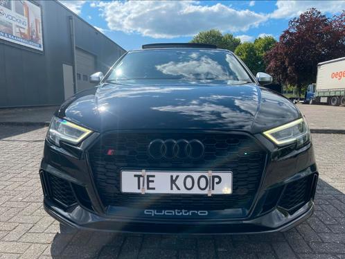 Audi A3 RS3 2.5 Tfsi 400pk Quattro S Tronic 2019 Zwart, Auto's, Audi, Bedrijf, RS3, 4x4, ABS, Achteruitrijcamera, Adaptieve lichten