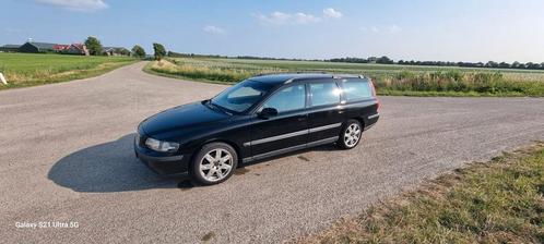 Volvo V70 2.4 140PK AUT 2003 Zwart, Auto's, Volvo, Particulier, V70, Airconditioning, Centrale vergrendeling, Cruise Control, Elektrische buitenspiegels