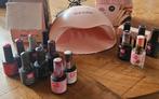 Pink Gellac Set met Lamp en Accessoires, Gebruikt, Overige kleuren, Ophalen of Verzenden, Handen en Nagels