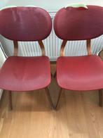 2 vintage stoelen gebruikt opknappen, Huis en Inrichting, Stoelen, Overige materialen, Twee, Gebruikt, Ophalen