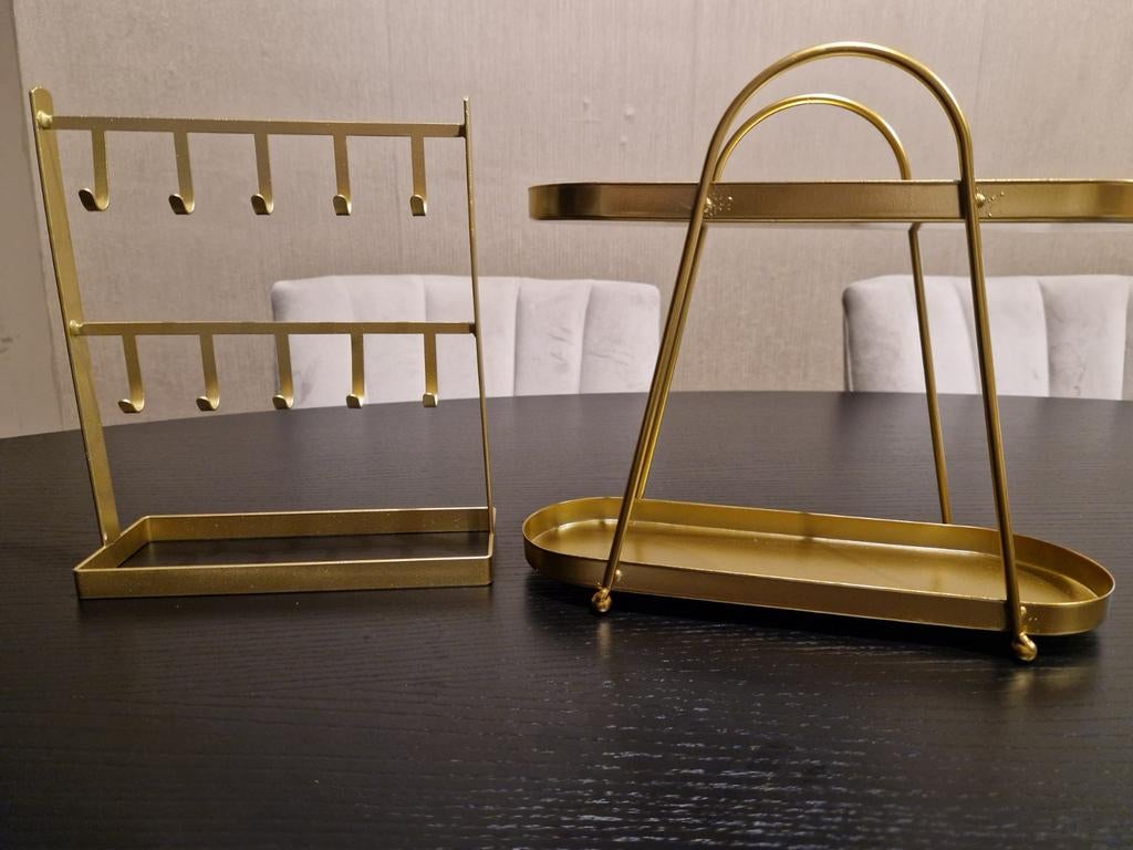 Sieraden rek display goud, Ophalen of Verzenden, Zo goed als nieuw, Goud, Handen en Nagels