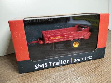 Te koop UH Schuitemaker SMS trailer met strooiunit. beschikbaar voor biedingen