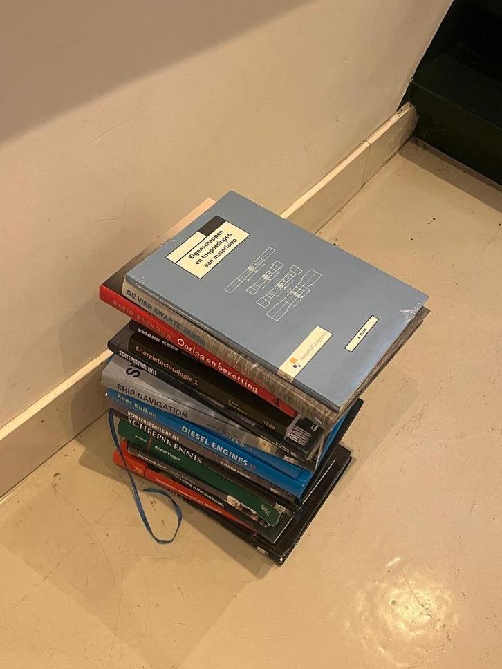 Zeevaartschool boeken (Maritiem Officier), Boeken, Techniek, Zo goed als nieuw, Werktuigbouwkunde, Ophalen of Verzenden