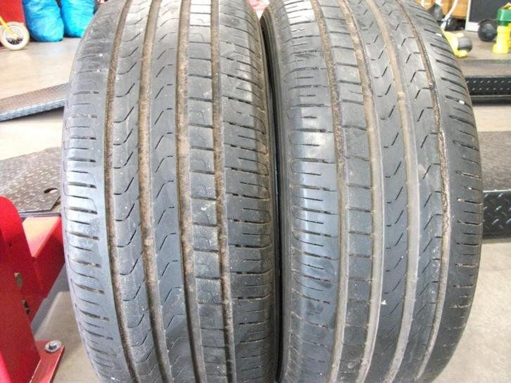 2 x 235/55 18" pirelli scorpion zomerbanden 2 x 5.5/6mm!, Auto-onderdelen, Banden en Velgen, Banden en Velgen, Zomerbanden, 18 inch