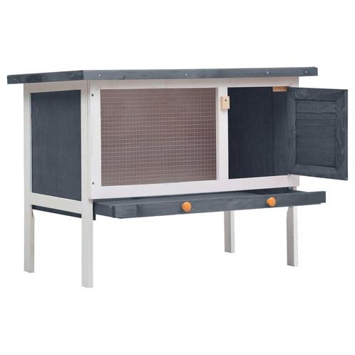 AANBIEDING | Konijnenhok voor buiten 1 verdieping hout! GRT, Dieren en Toebehoren, Knaagdieren en Konijnen | Hokken en Kooien