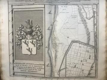 Delfland, het Westland, Cruquius, 1712. Zeldzaam beschikbaar voor biedingen