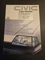Brochure Honda Civic 2-door Hatchback, Boeken, Auto's | Folders en Tijdschriften, Ophalen of Verzenden, Zo goed als nieuw, Honda