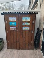 Houten tuinkast - 140x180×68cm, Tuin en Terras, Ophalen of Verzenden, Gebruikt, Hout, Overige typen