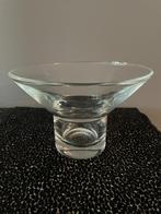 ZGAN Lage, brede glazen vaas, of voor drijfkaarsjes bijv., Ophalen of Verzenden, Zo goed als nieuw, Glas, Minder dan 50 cm