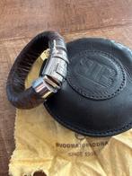 Buddha to Buddha Lederen Armband Ben, Gebruikt, Bruin, Leer, Ophalen of Verzenden