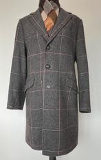 Luigi Bianchi Mantova Grijze wollen mantel maat M (=46/48), Ophalen of Verzenden, Zo goed als nieuw, Maat 46/48 (XL) of groter